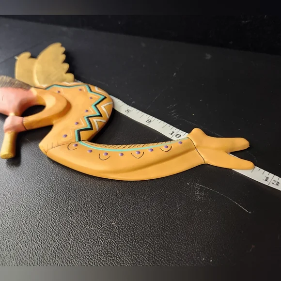 Robert Shields Design vintage kokopelli sputhwest angel 13" wall art signed